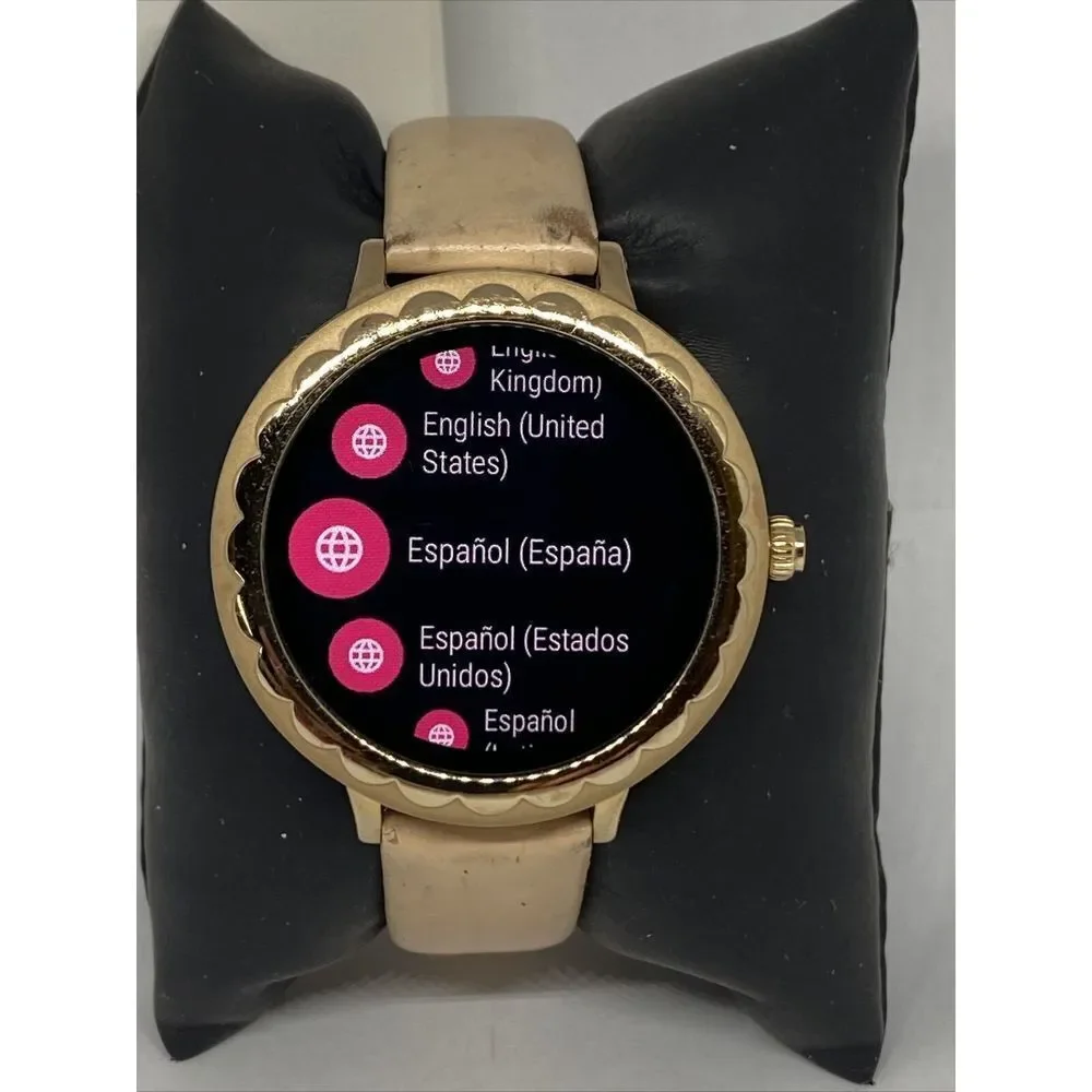 Kate Spade Gen 3 KST2003 Women's Sand Leather Digital Dial Smart Watch PD253
